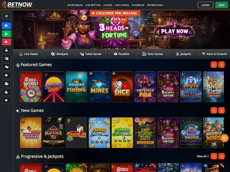 betnow casino home