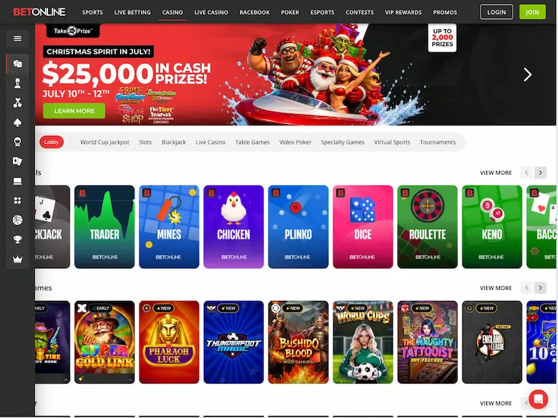 betonline casino home